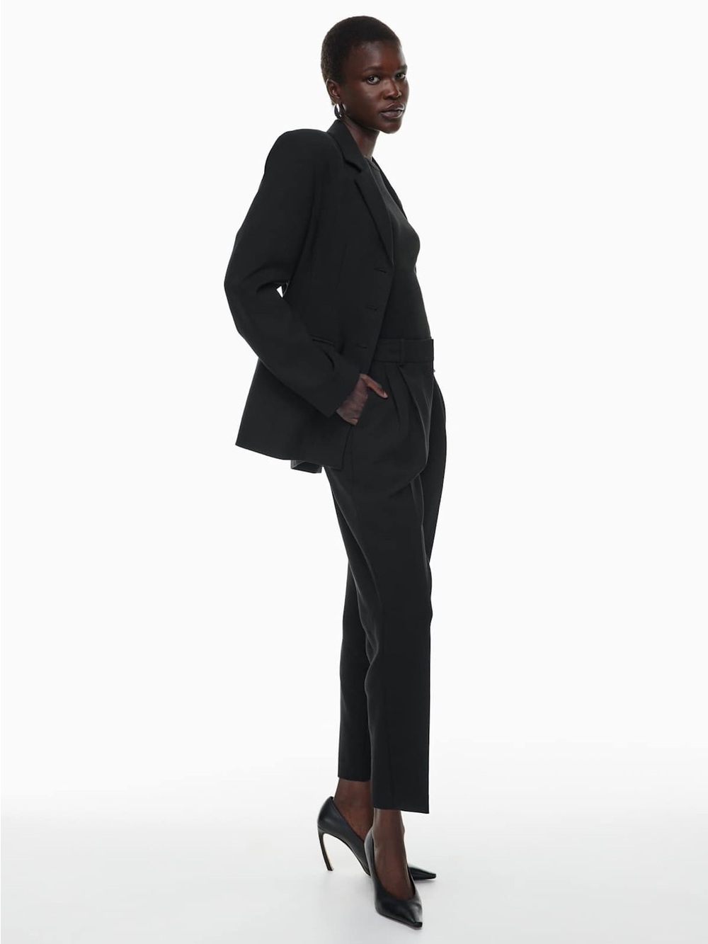 Aritzia Babaton Vogue Trousers - Black - 8